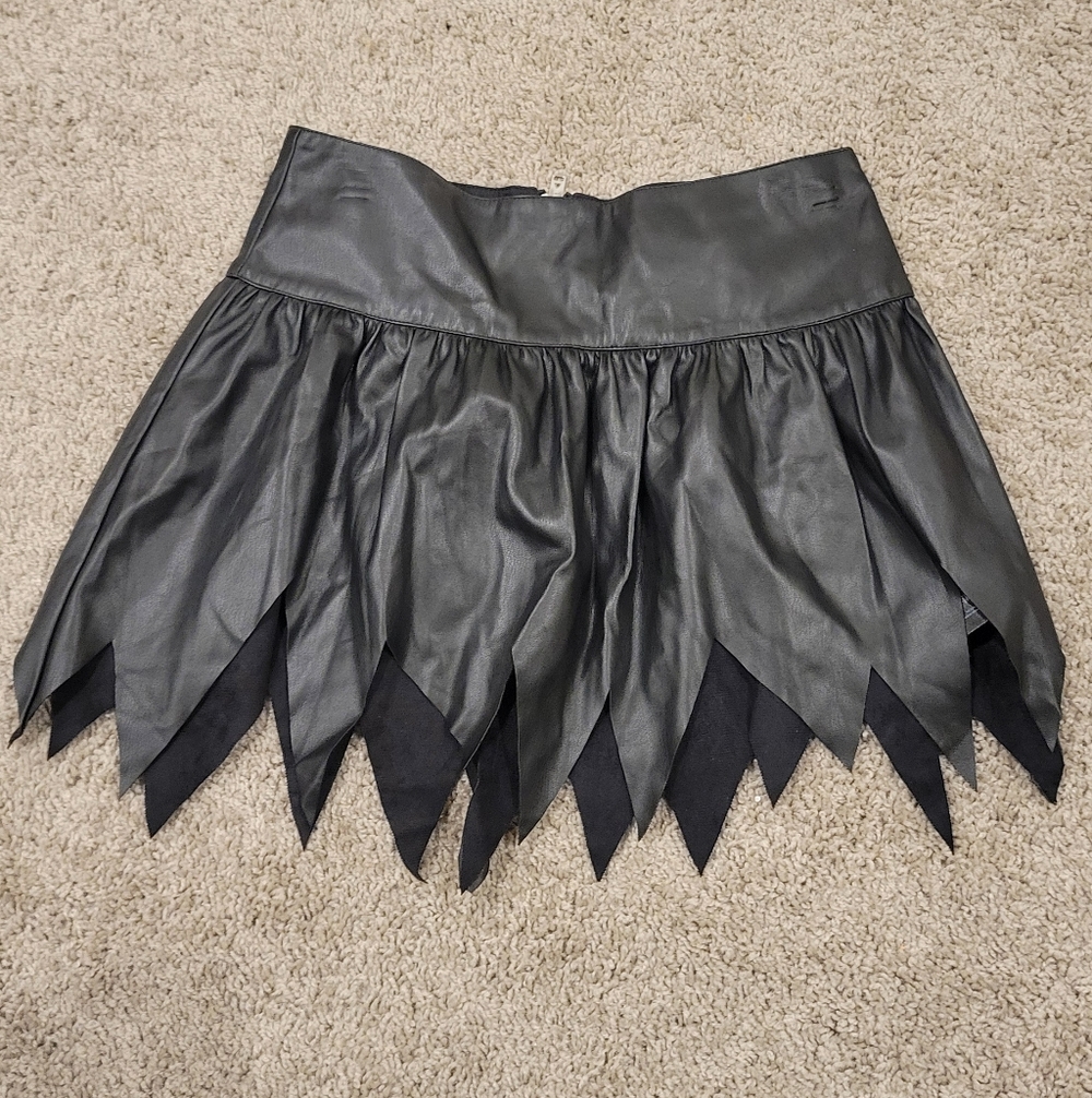 Dolls Kill X Hanna Barbera Pleather Mini Skirt Size Small